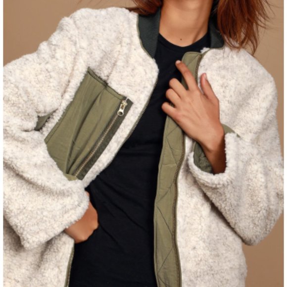 Free People 'We The Free' Rivington Sherpa Jacket - Picture 2 of 4